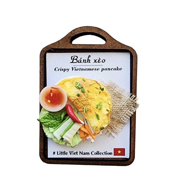 NHA TIN - 'Bánh Xèo - Crispy Vietnamese Pancake' Magnet