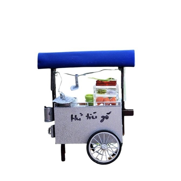 NHA TIN - 'Xe Hủ Tíu - Hu Tieu Vendor Cart' Magnet