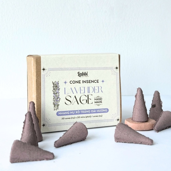 LABBI - ‘Lavender Sage’ Cone Incense