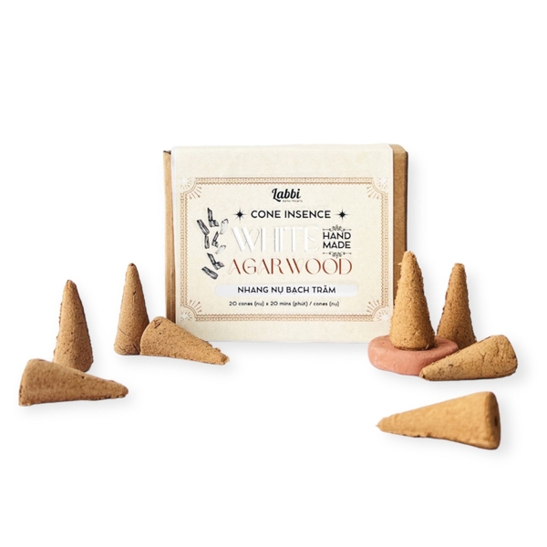 LABBI - ‘White Agarwood’ Cone Incense