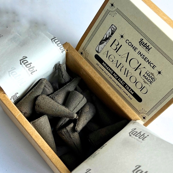 LABBI - ‘Black Agarwood’ Cone Incense