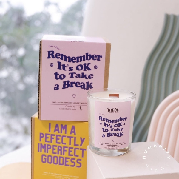 LABBI - ‘Remember It’s OK To Take A Break’ Scented Candle