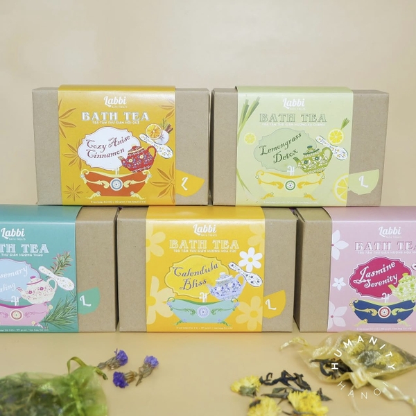LABBI - ‘Rose Petal Relaxation’ Herbal Bath Tea