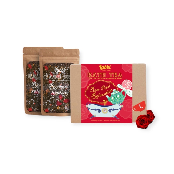 LABBI - ‘Rose Petal Relaxation’ Herbal Bath Tea