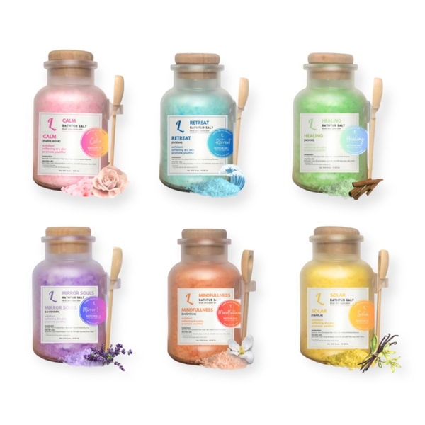 LABBI - ‘Mindfullness’ Herbal Bath Salt Bottle
