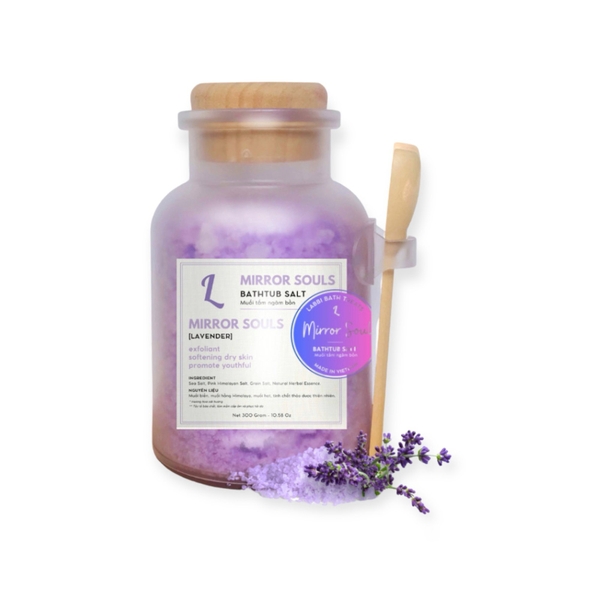 LABBI - ‘Mirror Souls’ Herbal Bath Salt Bottle