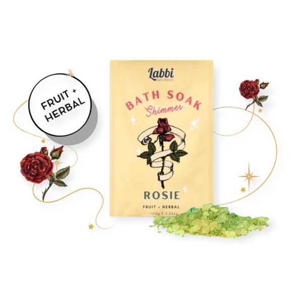 LABBI - ‘Rosie’ Shimmer Bath Soak