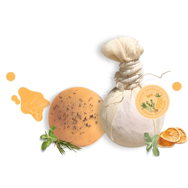 LABBI - ‘Orange Detox Plus’ Herbal Bath Bombs