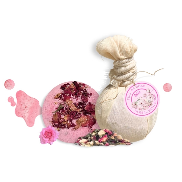 LABBI - ‘Full of Rose’ Herbal Bath Bombs
