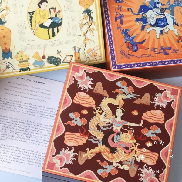 LA'ARTISAN - ‘Mẹ Âu Cơ - Mother Au Co" Lacquer Box
