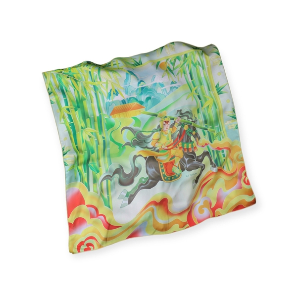LA'ARTISAN - ‘Thánh Gióng - Saint Giong’ Square Scarf