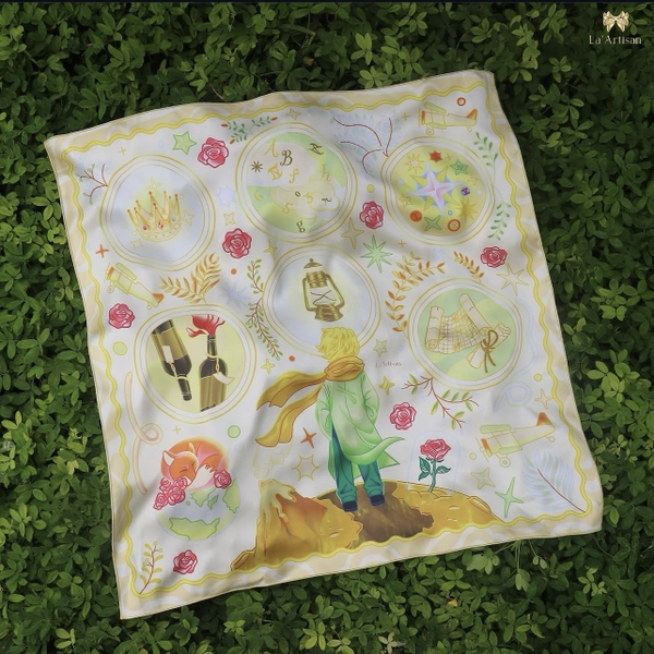 LA'ARTISAN - ‘Hoàng Tử Bé - The Little Prince’ Square Scarf