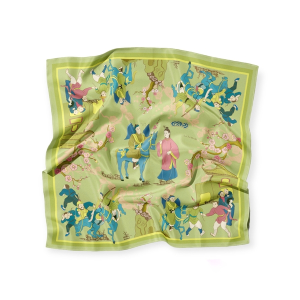 LA'ARTISAN - ‘Nguyễn Huệ & Ngọc Hân’ Square Scarf