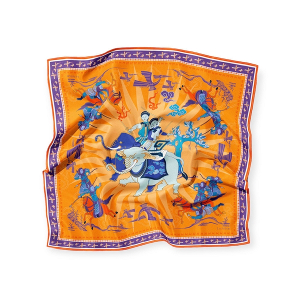 LA'ARTISAN - ‘Hai Bà Trưng - The Trung Sisters’ Square Scarf
