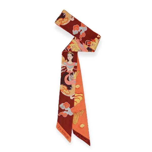 LA'ARTISAN - ‘Mẹ Âu Cơ - Mother Au Co’ Twilly Scarf