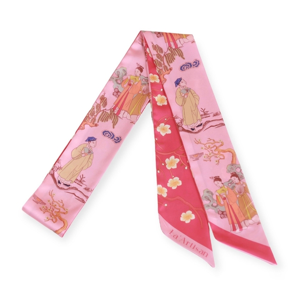 LA'ARTISAN - ’Truyện Kiều - The Tale Of Kieu’ Twilly Scarf