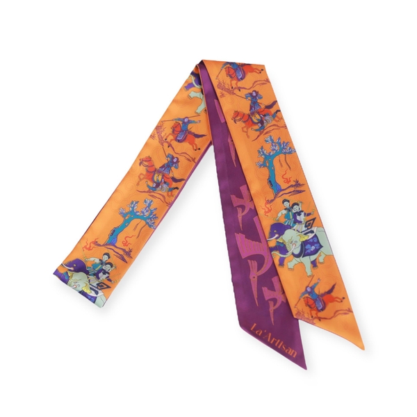 LA'ARTISAN - ‘Hai Bà Trưng - The Trung Sisters’ Twilly Scarf