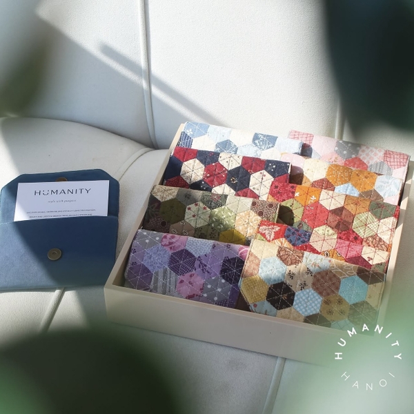 RUNG HANDMADE - Hand Sewn Wallet in Navy