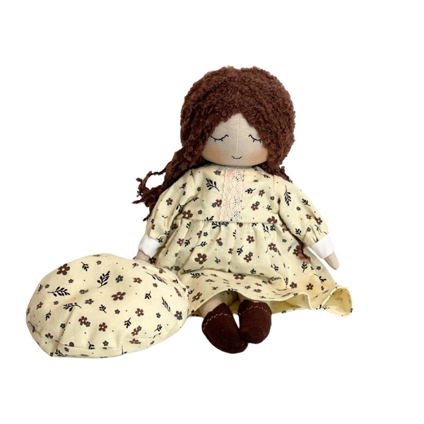 RUNG HANDMADE - Anne Doll in White Daisy Dress
