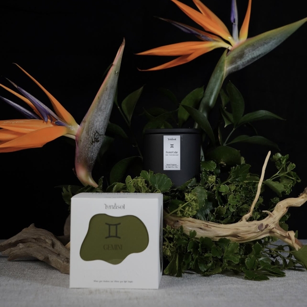 LUNASOL - 'Gemini' Zodiac Scented Candle