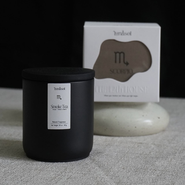 LUNASOL - 'Scorpio' Zodiac Scented Candle