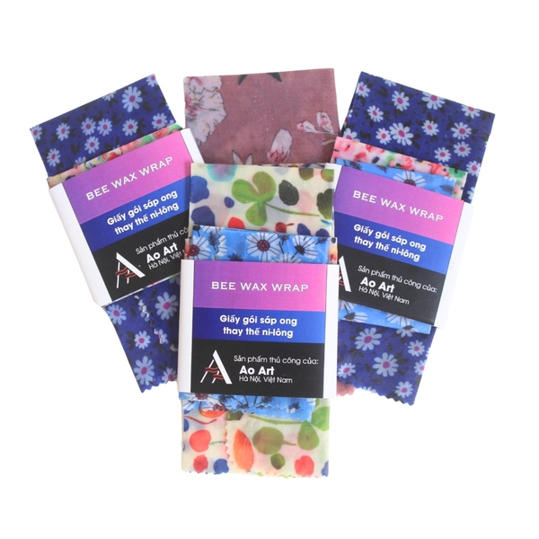 Ao Art Handmade - Bee Wax Wraps (Set Of 03)