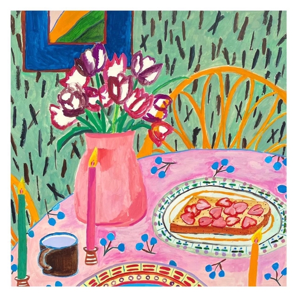 'In The Dining Room' Print By Ayako Akai