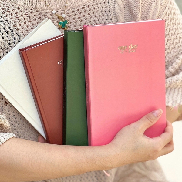 THE JOY - ‘One Day At A Time’ Notebook in Brown
