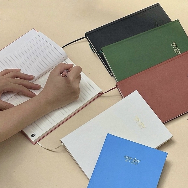 THE JOY - ‘One Day At A Time’ Notebook in Black