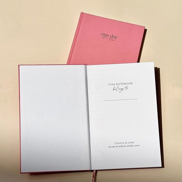 THE JOY - ‘One Day At A Time’ Notebook in Pink