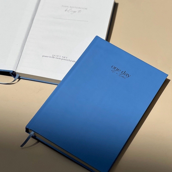 THE JOY - ‘One Day At A Time’ Notebook in Blue