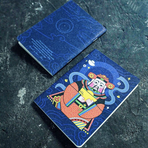 XLAND - 'The God of Wealth' Glitter Notebook