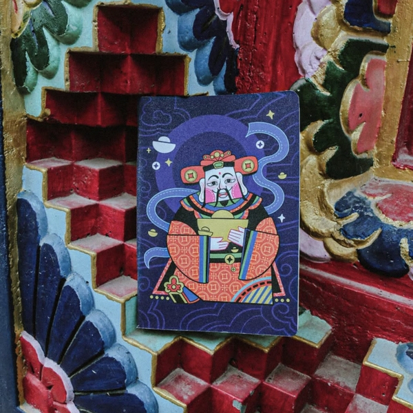 XLAND - 'The God of Wealth' Glitter Notebook