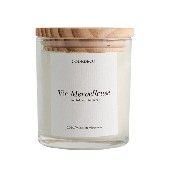 CODEDECO - ‘Vie Merveileuse’ Scented Candle 205GR
