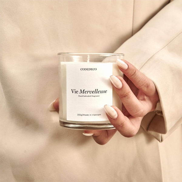 CODEDECO - ‘Vie Merveileuse’ Scented Candle 205GR