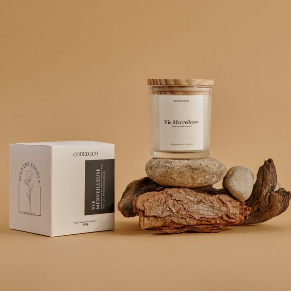 CODEDECO - ‘Vie Merveileuse’ Scented Candle 205GR