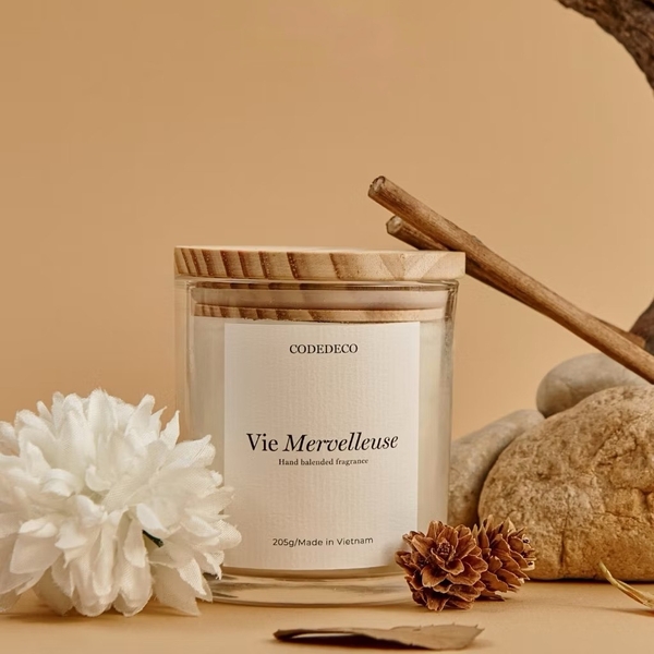CODEDECO - ‘Vie Merveileuse’ Scented Candle 205GR