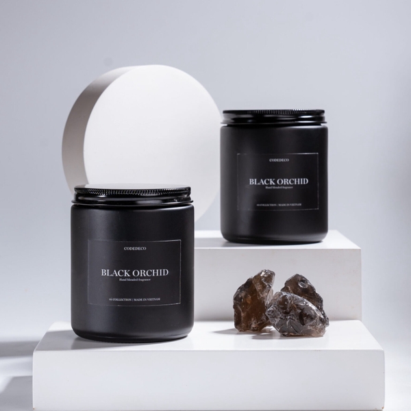 CODEDECO - ‘Black Orchid’ Scented Candle 105GR