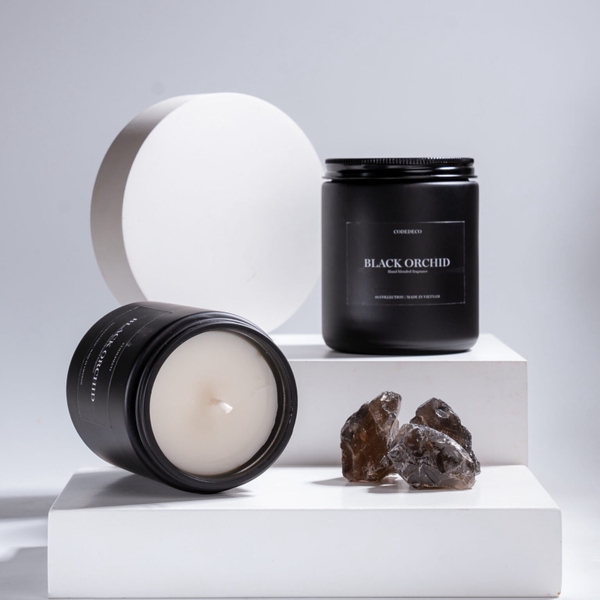 CODEDECO - ‘Black Orchid’ Scented Candle 105GR