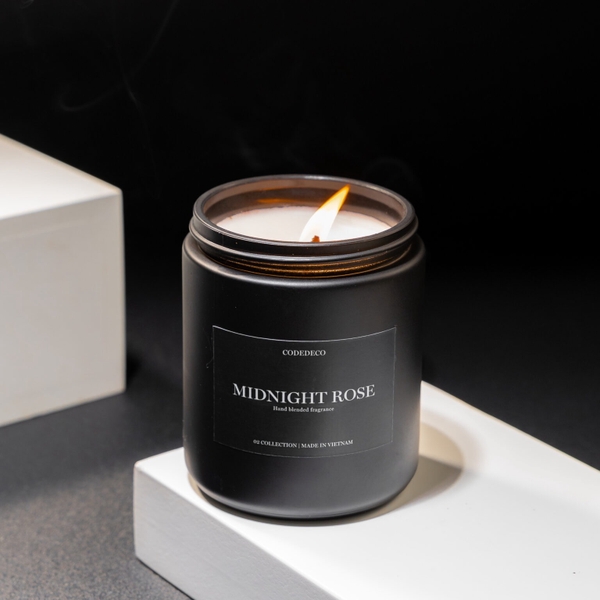 CODEDECO - ‘Midnight Rose’ Scented Candle 105GR