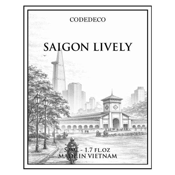 CODEDECO - ‘Saigon Lively’ Oil Perfume 50ML