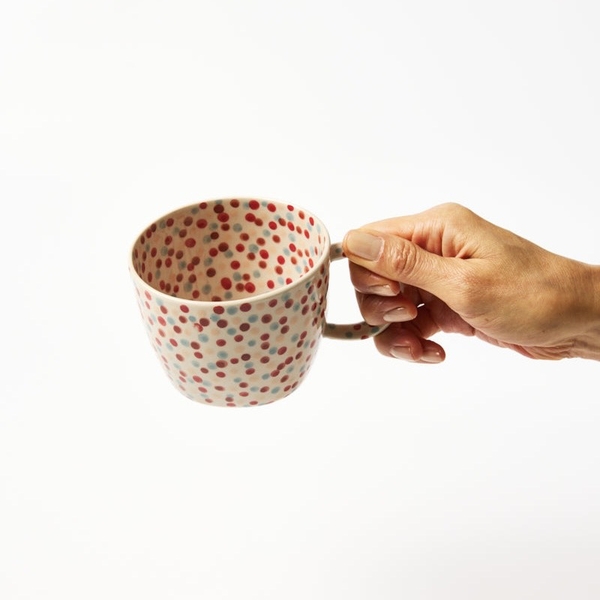 BÁT TRÀNG CERAMIC - Short Mug in Colorful Sprinkle