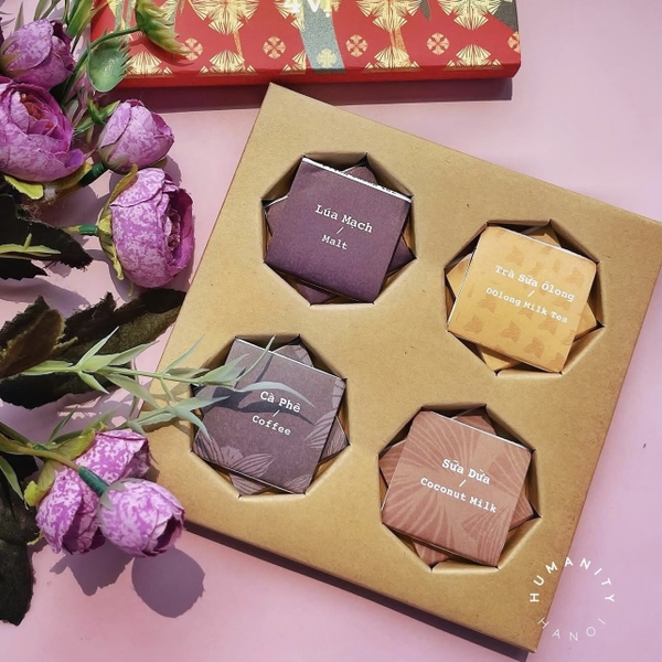 TBROS CHOCOLATE - Box Of 4 Flavors Chocolate