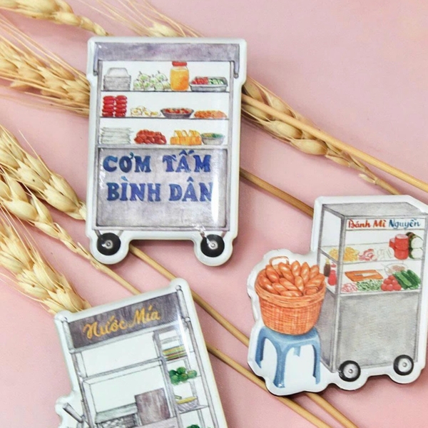 PHANHSHI STUDIO - ‘Cơm Tấm Stand’ Magnet