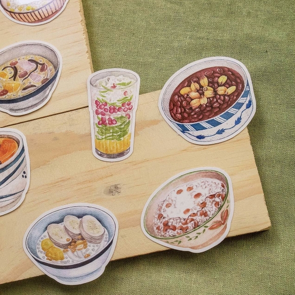 PHANHSHI STUDIO - ‘Vietnamese Sweet Soup’ Diecut Sticker Pack