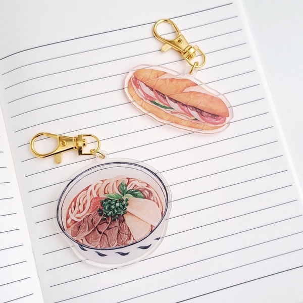 PHANHSHI STUDIO - ‘Bún Bò / Beef Noodle’ Keychain