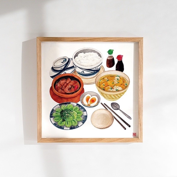 PHANHSHI STUDIO - 'Family Meal' Print