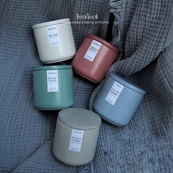LUNASOL - 'Saigon Coffee' Scented Candle