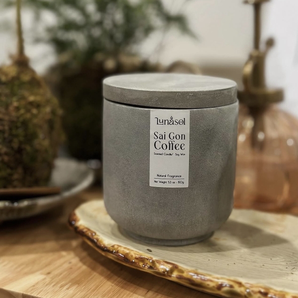 LUNASOL - 'Saigon Coffee' Scented Candle