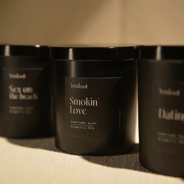 LUNASOL - 'Smokin' Love' Scented Candle